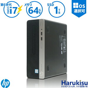 GW5000OFFưԽ Ķϥڥå HP ProDesk 400 G4 SF ǽ 6 Core i7 Ķ :64GB SSD:1TB Windows11 Office USB3.0 DVDޥ DisplayPort VGA WI-FI ̵LAN ǥȥåPC ťѥ ǥȥå Windows10