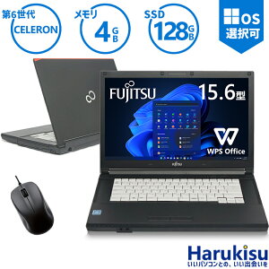 GW5000OFFۡڷ!̸!6 ٻ FUJITSU LIFEBOOK A576 SSD 128GB Celeron  4GB DVDɥ饤 15.6  ̵LAN Office ͭޥ  ѥ PC ťΡȥѥ Windows 11 Windows10 ƥ