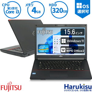 ڥݥȺ8ܡٻ FUJITSU LIFEBOOK A573 3 Core i3 4GB HDD 320GB DVDɥ饤 HDMI VGA USB3.0 15.6 ̵LAN Office Windows11 Ρȥѥ ťѥ Windows10