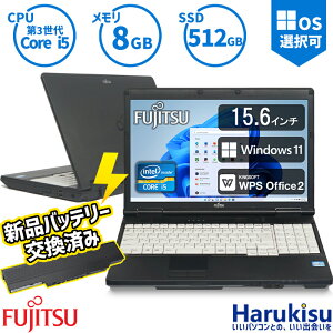 ڥޥ饽5000OFFۿʥХåƥ꡼ ٻ FUJITSU LIFEBOOK A572 3 Corei5 SSD 512GB  8GB  ƥ󥭡 ̵LAN DVDɥ饤 HDMIդ  ѥ PC ťΡȥѥ Windows 11 Windows10