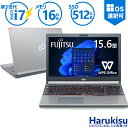 【マラソン★最大100 ポイントバック】【SSD 512GB×メモリ 16GB】テンキー搭載 富士通 FUJITSU LIFEBOOK E753 第3世代 Core i7 DVDドライブ 15.6インチ 大画面 無線LAN Office付 HDMI DP VGA 中古 パソコン 中古PC 中古ノートパソコン Windows 11 搭載 Windows10