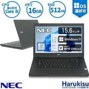 ڥޥ饽5000OFF ڷ¡̸ꡪNEC VersaPro VX 6 Core i5   16GB ʹ® SSD 512GB Ρȥѥ 15.6 Officeդ ̵LAN USB3.0 DVD-ROM HDMI  ѥ PC ťΡȥѥ Windows 11 