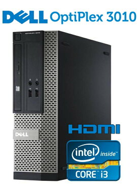 福袋　中古パソコン デスクトップ DELL OptiPlex 3010 / 7010 SFF 【第三世代 Core i3 大容量4GBメモリ 大容量 新品SSD128GB USB 光学ドライブ HDMI VGA 正規版Office付き】 Windows11 Pro 64bit インストール済み