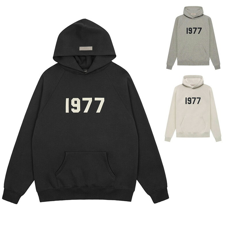 FOG FEAR OF GOD ESSENTIALS 1977 トレーナー エッセンシャルズ フーディー パーカー アイアン 男女兼用 送料無料 並行輸入品