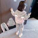 子供ジャージ 上下セット スウェット2点セットフード付きアップ トレーニングウェア長袖 長ズボン Tシャツ 女の子 スポーツウェア キッズ 子供服運動着 春秋新...