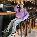 2色韓国子供服 セットアップ キッズ 女の子 子供服春秋 長袖 tシャツパーカー チュニック ロングパンツ ズボン こども服 おしゃれ 可愛い トップス ボトムス パンツセット 学生 通学運動着 ゆったり シンプル カジュアル 170 160 150 140 130 120新品 2022