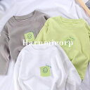 楽天harumicorp楽天市場店子供服 Tシャツ キッズ男の子女の子 韓国子ども服 ゆとり長袖丸い襟 パーカートップス おしゃれ スウェット 春秋 ジュニア カジュアル 可愛い 普段着 通学着3色