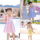 キッズ 水着 女の子 ワンピース 子供 ベビー水着 みずぎ こども ジュニアストライプオールインワン おしゃれ かわいい 110 120 130 140cm スイミング 水遊び プール ビーチ 海 スクール 温泉 海水浴 スイムウェア 旅行 学校 幼稚園 小学生 子供服 春 夏