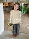 セットアップ キッズ 子供服3点セット 女の子T シャツ ベスト長袖 ロングパンツ おしゃれ 可愛い ベビー服 春 秋 上下セット トップス ボトムス 長ズボン...