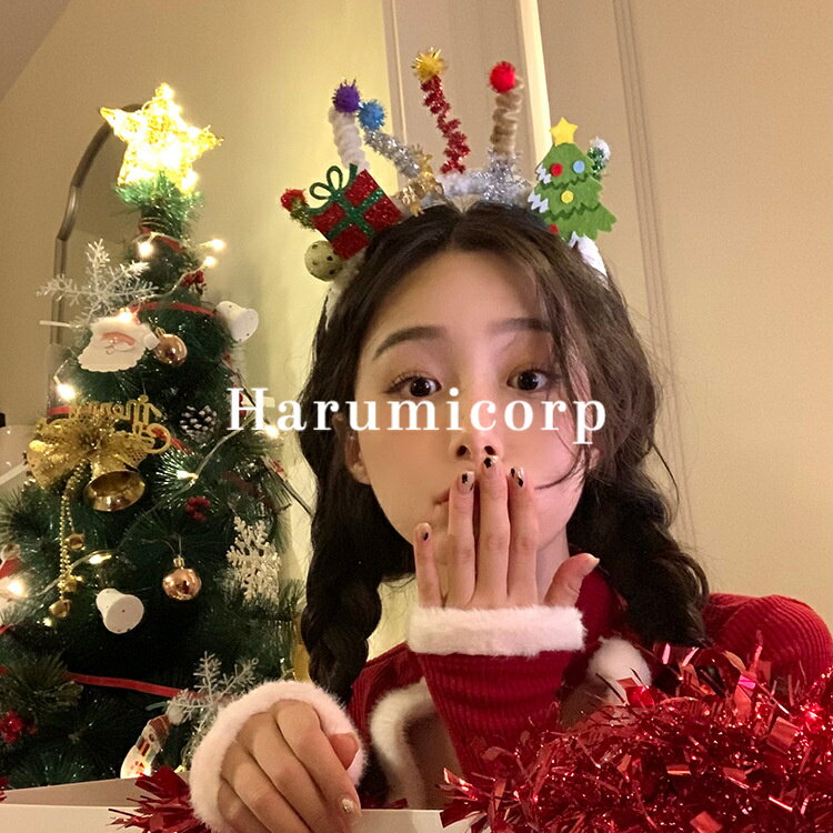 10色クリスマス ヘアクリップ ヘア飾り カチューシャ大人 子供 ヘアピン キッズ ヘアアクセサリー 鹿角クリスマスツリー 髪飾り 髪留め まとめ髪 おしゃれ ...