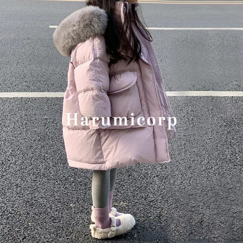 コート キッズ 女の子 男の子厚手 子供服 冬服 綿ジャケット ロングコート パーカー フード付き トレンチコート ジャケット ジャンパー アウター 韓国子供服...