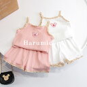 ルームウェア 上下セット 夏 ベビー服 女の子 男の子 セットアップ キッズ 子供服 パジャマ 部屋着 トップス ショートパンツ 赤ちゃん ジュニア おしゃれ ...