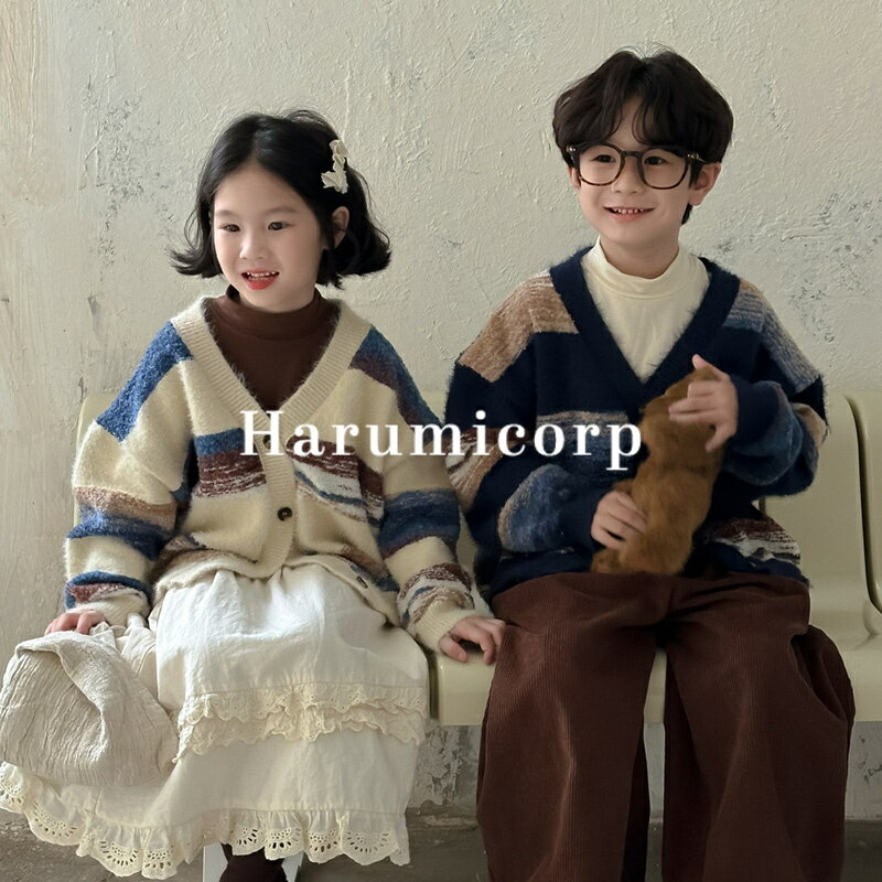 カーディガン キッズ 綿 子供服 女の子 男の子 兄妹双子ニット セーター ベビー 長袖 羽織り ト