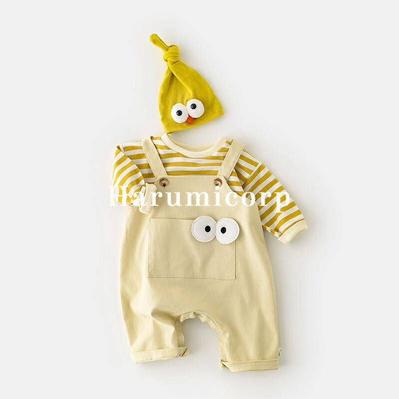 ベビー服 セットアップ キッズ 長袖 女の子 男の子 tシャツ 綿 帽子付き コーデュロイ ジーパンロングパンツ サロペット 子供服 上下セット 春服 秋服 新生児 赤ちゃん おしゃれ 可愛い 入園 保育園 幼稚園 66cm 73cm 80cm 90cm 100cm 誕生日 出産祝い プレゼント お出かけのサムネイル