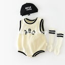 ロンパース 綿 ベビー服 男の子 女の子 新生児 服 カバーオール キッズ ベビーロンパース ノースリーブ 66cm 73cm 80cm 90cm ボディスーツ 赤ちゃん 子供服 春 夏 退院着 ルームウェア 部屋着 パジャマ おしゃれ 可愛い 出産祝い プレゼント お出かけ