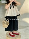 韓国子供服 セットアップ キッズ 女の子 綿麻 夏服 tシャツ ワイトパンツ おしゃれ 可愛い ベビー服 トップス カットソー 短パン ボトムス こども服 入学...