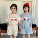 セットアップ キッズ 兄妹 子供服 ジャージ 上下セット ジュニア ベビー服 女の子 男の子 tシャツ 綿 半袖 ショートパンツ おしゃれ 可愛い スポーツ ト...