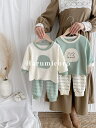 ベビー スウェットセット セットアップ キッズ 赤ちゃん服 兄妹 男の子 女の子 長袖 春 秋 冬 上下セット 2点セット パーカー 長ズボン カジュアル 柔らかい 子供服 トップス ロングパンツ おしゃれ 通園 保育園 幼稚園 66cm 73cm 80cm 90cm 100cm