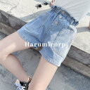 デニムパンツ キッズ 子供服 女の子 夏服 韓国子供服 ハーフパンツ ジーンズ 半ズボン ショートパンツ ボトムス ストレッチパンツ ズボン ウェストゴム 伸びる 子ども服 ジュニア ベビー服 可愛い おしゃれ 中学生 カジュアル 新品 160cm 150cm 140cm 130cm 120cm 110cm