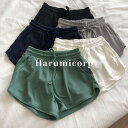 ハーフパンツ レディース 夏 5色 40代 ジャージ 下 ボトムス ジャージパンツ 半ズボン ワイドパンツ 無地 ガウチョパンツ ハイウエスト 運動着 お出かけ...