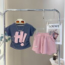 セットアップ キッズ 夏 子供服 女の子 男の子 tシャツ 半袖 ハーフパンツ ベビー服 ジャージ 上下セット おしゃれ 可愛い トップス ボトムス ジュニア ...