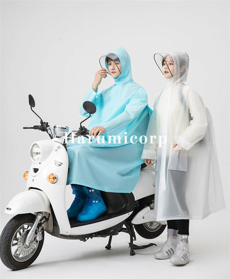 レインコート 自転車 レインポンチョ レディース メンズ ロング丈 雨合羽 撥水 袖あり 雨具 男女兼用 反射テープ カッパ 雨ガッパ ポケット付 クリア視野 キャンプ リュック 安全 レインウェア バイク 大きいサイズ 通販 通学 おしゃれ アウトドア お出かけ 防災 台風 雪