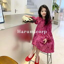 子供服 ワンピース 女の子 キッズ 長袖ワンピース 子供 ロングワンピース 花柄 ベビー服 子供ドレス 卒園式 ピアノ 発表会 卒業式 おしゃれ 可愛い 七五三 結婚式 入学 入園 韓国子ども服 春夏 誕生日 プレゼント お姫様 プリンセス シンプル 130cm 120 110 100 90(4)