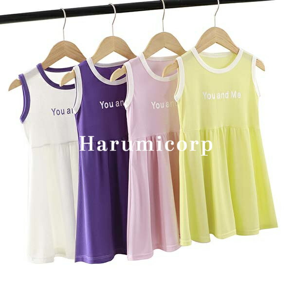 キッズ ワンピース 夏 子供服 ワンピース 女の子 おしゃれ 韓国子ども服 ジュニア ベビー服 部屋着 入学 入園 かわいい 160cm 150 140 130 120 110 誕生日 プレゼント お姫様 シンプル 姉妹 双子