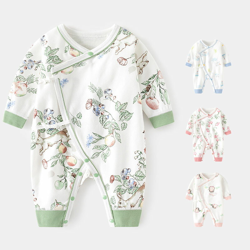 ロンパース 長袖 春 夏 秋 冬 男の子 女の子 ベビー カバーオール キッズ 綿100% 新生児 赤ちゃん ベビー服 ボディスーツ 長ズボン 子供服 退院着 ベビーロンパース ルームウェア パジャマ お部屋着 おしゃれ 可愛い 52cm 59cm 66cm 出産お祝い 暖かい 3ヶ月 6ヶ月