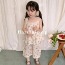 子供服 セットアップ キッズ 女の子 ベビー服 上下セット シャツ ガウチョパンツ おしゃれ 可愛い ルームウェア 部屋着 誕生日 プレゼント ナチュラル 保育園 幼稚園 130cm 120 110 100 90