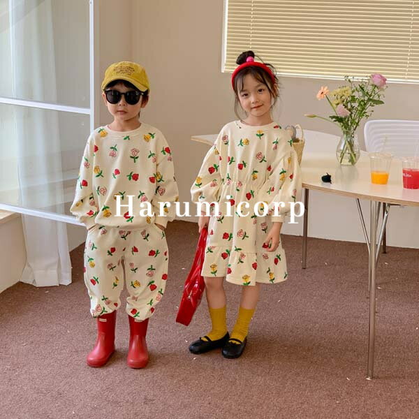 セットアップ キッズ ワンピース 長袖 子供服 女の子 男の子 春秋 ベビー服 兄妹 トップス 綿 ロングパンツ 韓国子ども服 ジュニア おしゃれ かわいい 入学 入園 保育園 幼稚園 誕生日 プレゼント 140cm 130 120 110 100 90 80 1