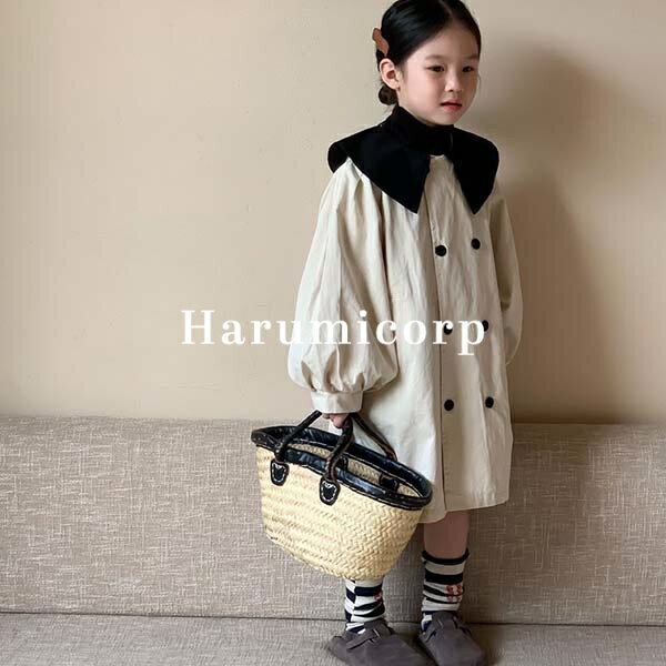 トレンチコート キッズ 子供服 女の子 アウター ベビー服 コート ジャケット 春秋 子ども服 ロングコート トップス 上着 おしゃれ 可愛い キッズコート 子...