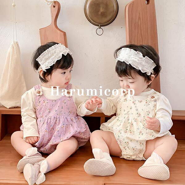 セットアップ キッズ ベビー服 女の子 tシャツ 長袖 ロンパース 子供服 春秋 トップス 花柄 ボトムス 新生児 赤ちゃん おしゃれ 可愛い 入園 入学 幼稚園 保育園 66 73 80 90cm 1歳 2歳 3歳 誕生日 出産お祝い プレゼント お出かけ