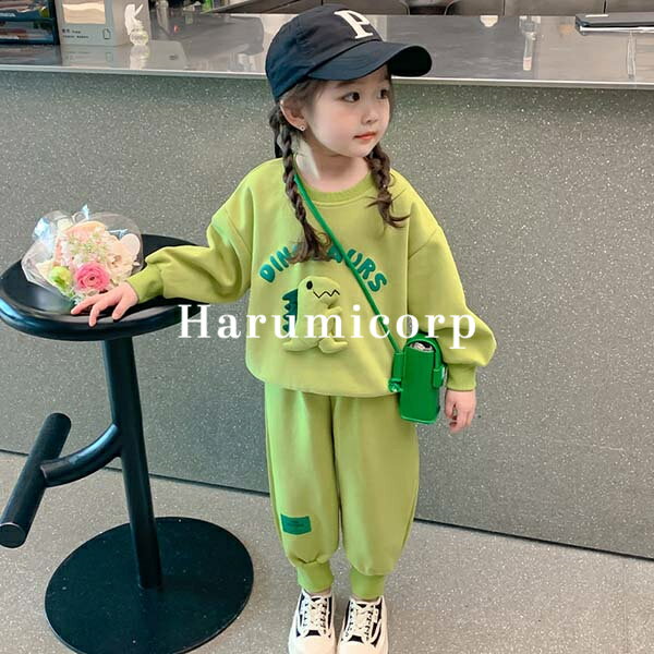 セットアップ キッズ 子供服 女の子 男の子 スウェット 長袖 tシャツ ロングパンツ おしゃれ 可愛い ベビー服 春 秋 ジャージ 上下セット スポーツ トップス ボトムス ジュニア 長ズボン 運動…