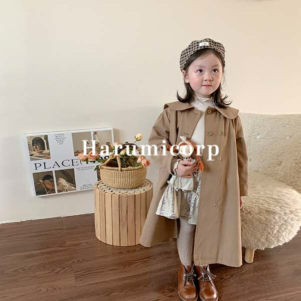 トレンチコート キッズ ベビー服 アウター 女の子 子供服 ジャケット パーカー おしゃれ 可愛い 子ども服 ジャンパー 春秋 トップス 上着 ジュニア 赤ちゃん 入学 入園 幼稚園 小学生 誕生日 プレゼント 140 130 120 110 100 90 80cm