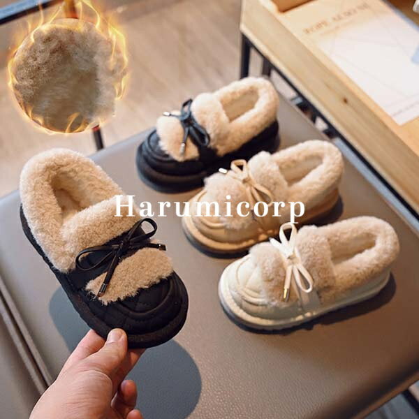綿入り靴 キッズ 裏起毛 女の子 男の子 子供 靴 秋冬 スノー シューズ ジュニア ベビー 防寒 暖かい おしゃれ 可愛い キッズ靴 ベビー靴 入園 入学 幼稚園 小学生 誕生日 プレゼント 14 15 16 17 18 19 20 21cm