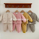 セットアップ キッズ ベビー服 女の子 男の子 中綿コート 綿 ロングパンツ 子供服 秋冬 コート 長ズボン 新生児 赤ちゃん ルームウェア 上下セット 防寒 ...