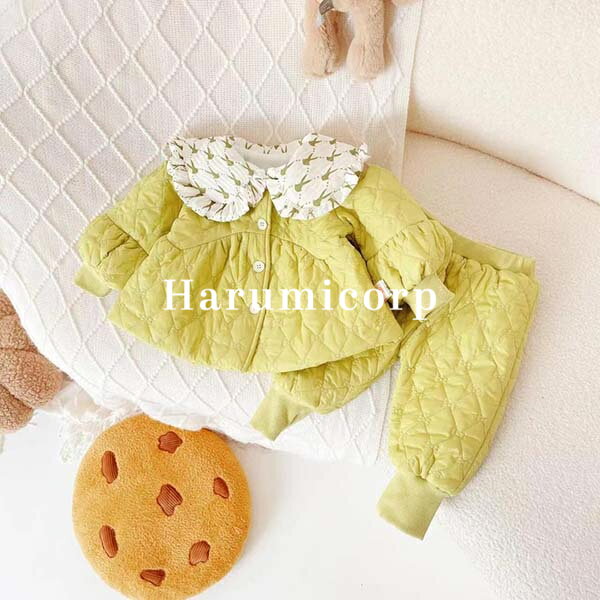 セットアップ キッズ 秋冬 ベビー服 アウター ロングパンツ 子供服 上下セット 女の子 男の子 コート 長ズボン 赤ちゃん 防寒 暖かい おしゃれ 可愛い ト...