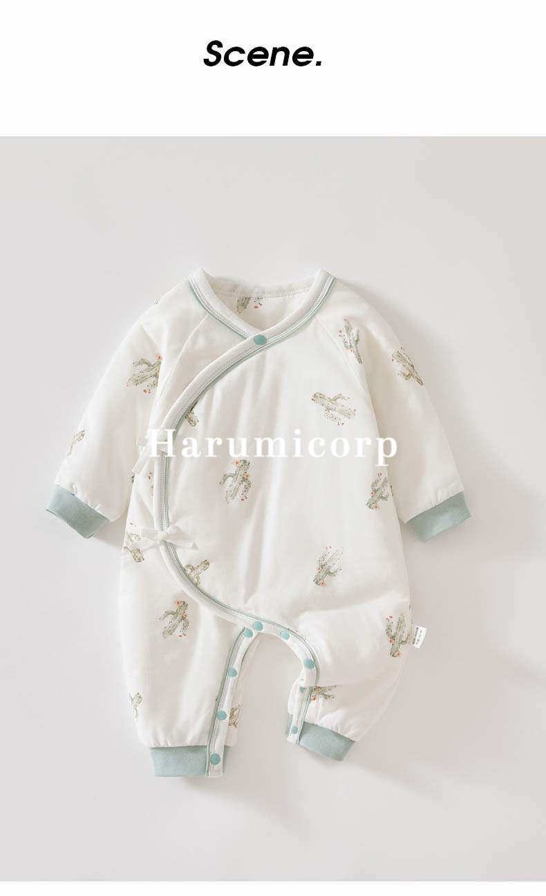 ロンパース 綿100％ 秋冬 ベビー服 女の子 男の子 カバーオール キッズ 長袖 防寒 暖かい 子供服 新生児 赤ちゃん おしゃれ 可愛い 52 59 66cm 子ども服 ルームウェア 部屋着 パジャマ 誕生日 出産お祝い プレゼント 入園 保育園 お出かけ 送料無料