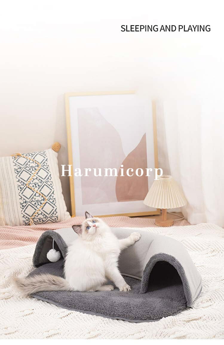 ペットベッド ドーム型 猫 犬 洗える S L ドームハウス クッション ペットハウス ...