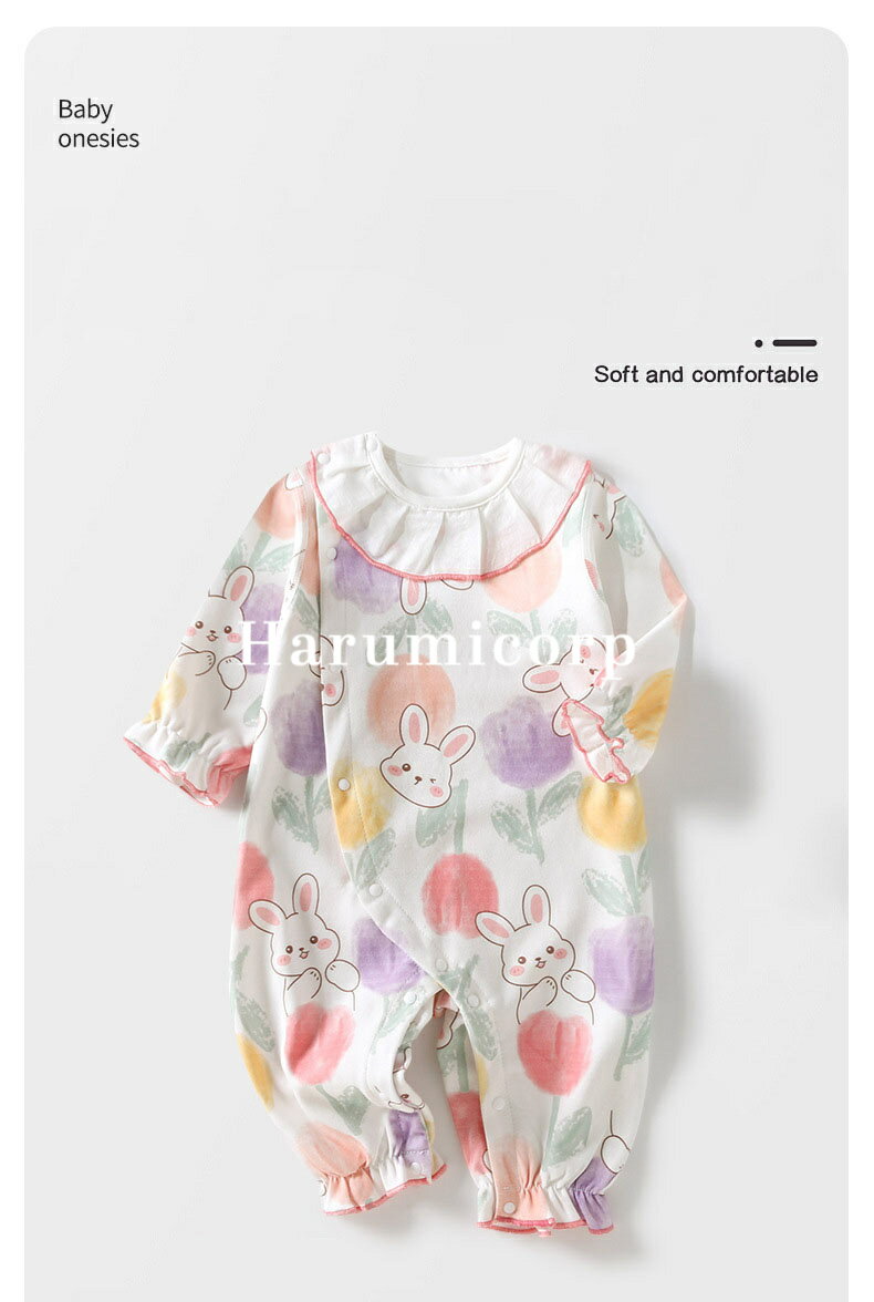 ロンパース 長袖 綿 ベビー服 女の子 男の子 カバーオール キッズ 新生児 赤ちゃん 子供服 春夏秋冬 おしゃれ 可愛い 66 73 80 90cm 子ども服 ルームウェア 部屋着 パジャマ 誕生日 出産お祝い プレゼント 初節句 食い初め 出産準備 入園 保育園 お出かけ 送料無料 2