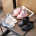 ブーツ キッズ 裏起毛 子供 靴 女の子 男の子 シューズ ベビー レースアップブーツ 編み上げ ショートブーツ おしゃれ 可愛い キッズ靴 ベビー靴 暖かい ...