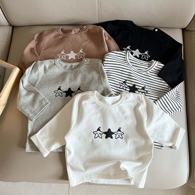 Tシャツ キッズ 長袖 ベビー服 男の子 女の子 綿 子供服 tシャツ カットソー 春服 春 秋 秋物 ティーシャツ 長そで 子ども服 トップス ユニセックス 新生児 赤ちゃん お着替え おしゃれ 可愛い 幼稚園 保育園 入園 入学 66cm 73cm 80cm 90cm 100cm