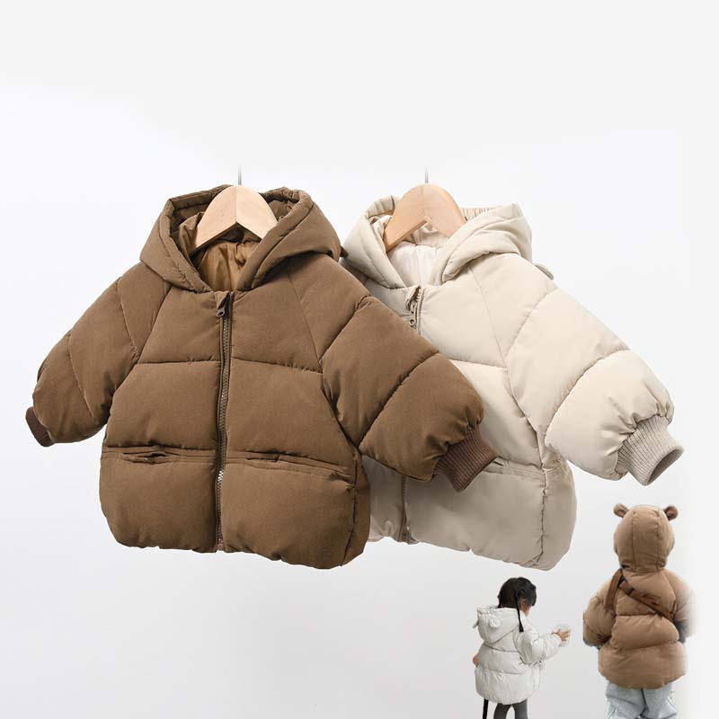 中綿コート キッズ 冬服 ベビー服 女の子 男の子 ジャケット フード付き 厚手 暖かい 子供服 トレンチコート 赤ちゃん トップス アウター パーカー ジャン...