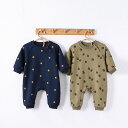 2色 ロンパース 長袖 春 夏 秋 冬 男の子 女の子 ベビー カバーオール キッズ 新生児 赤ちゃん ベビー服 ボディスーツ 長ズボン 子供服 退院着 ベビーロンパース ルームウェア パジャマ お部屋着 おしゃれ 可愛い 66cm 73cm 80cm 90cm 出産お祝い 暖かい