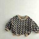 子供服 ニット セーター キッズ ユニセックス ベビー服 男の子 女の子 春秋冬 トップス 長そで ラウンドネック セーター カットソー 洗える ジュニア 赤ち...