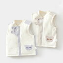 ベビー ベスト 綿 あったか スナップボタン留め ベビー服 男の子 女の子 男女兼用 ベビー アウター 上着 ベスト 厚手 ベビーベスト 服 アウターウェア お...