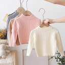 ニット セーター キッズ ベビー服 男の子 女の子 春 秋 冬 トップス 長そで 子供服 ユニセックス ラウンドネック セーター カットソー 洗える ジュニア ...