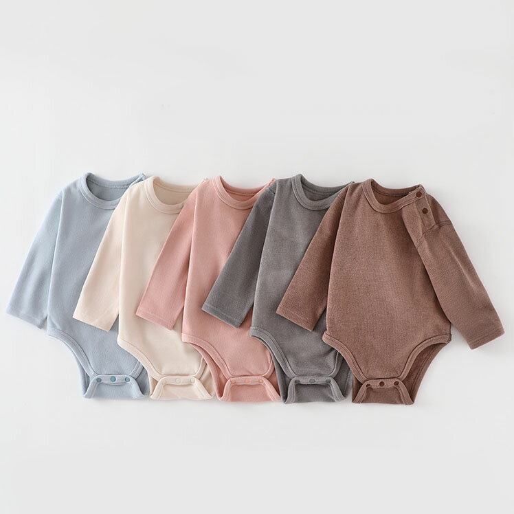 ロンパース 長袖 男の子 女の子 春 夏 秋 冬 ベビー 子供服 ベビー服 無地 カバーオール キッズ オールインワン 出産祝い プレゼント 送料無料 ピンク 新生児 ギフト 可愛い 赤ちゃん シンプル 59cm 66cm 73cm 80cm 90cm