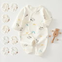 ロンパース ベビー服 綿100% コットン 新生児 ベビーロンパース 長袖 カバーオール キッズ 52cm 59cm 66cm 子供服 女の子 男の子 春 夏 秋 冬 赤ちゃん ボディスーツ ベビー 退院着 前開き 長ズボン ルームウェア 部屋着 パジャマ おしゃれ 可愛い 出産祝い プレゼント